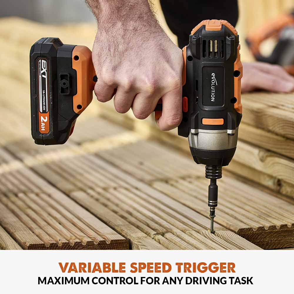 Evolution Cordless R180IDR-Li Impact Driver 20V Li-Ion EXT