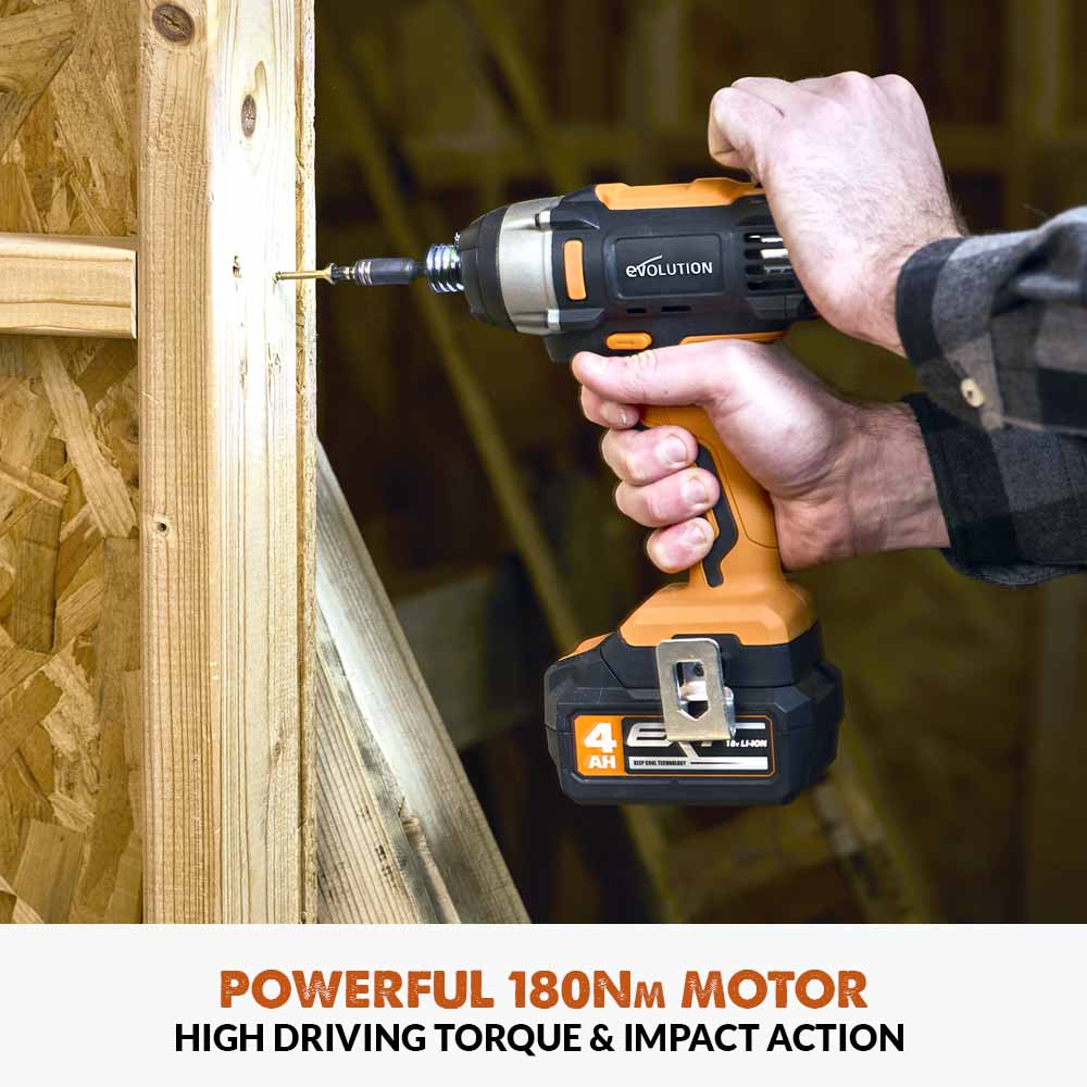 Evolution Cordless R180IDR-Li Impact Driver 20V Li-Ion EXT