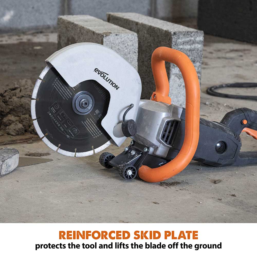Evolution R230DCT | 9 in. | Electric Concrete Saw | Diamond Blade Included