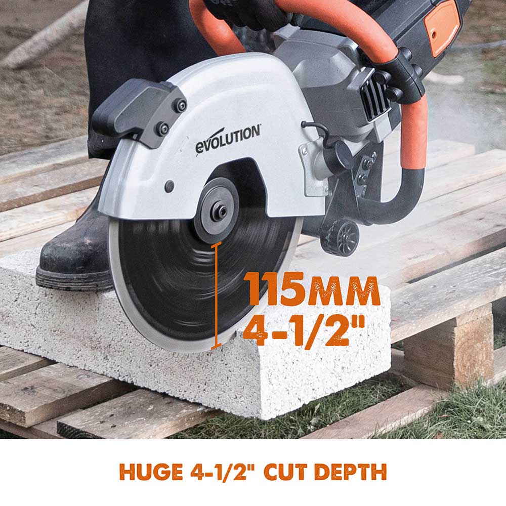 Evolution R300DCT | 12 in. | Electric Concrete Saw | Diamond Blade Included