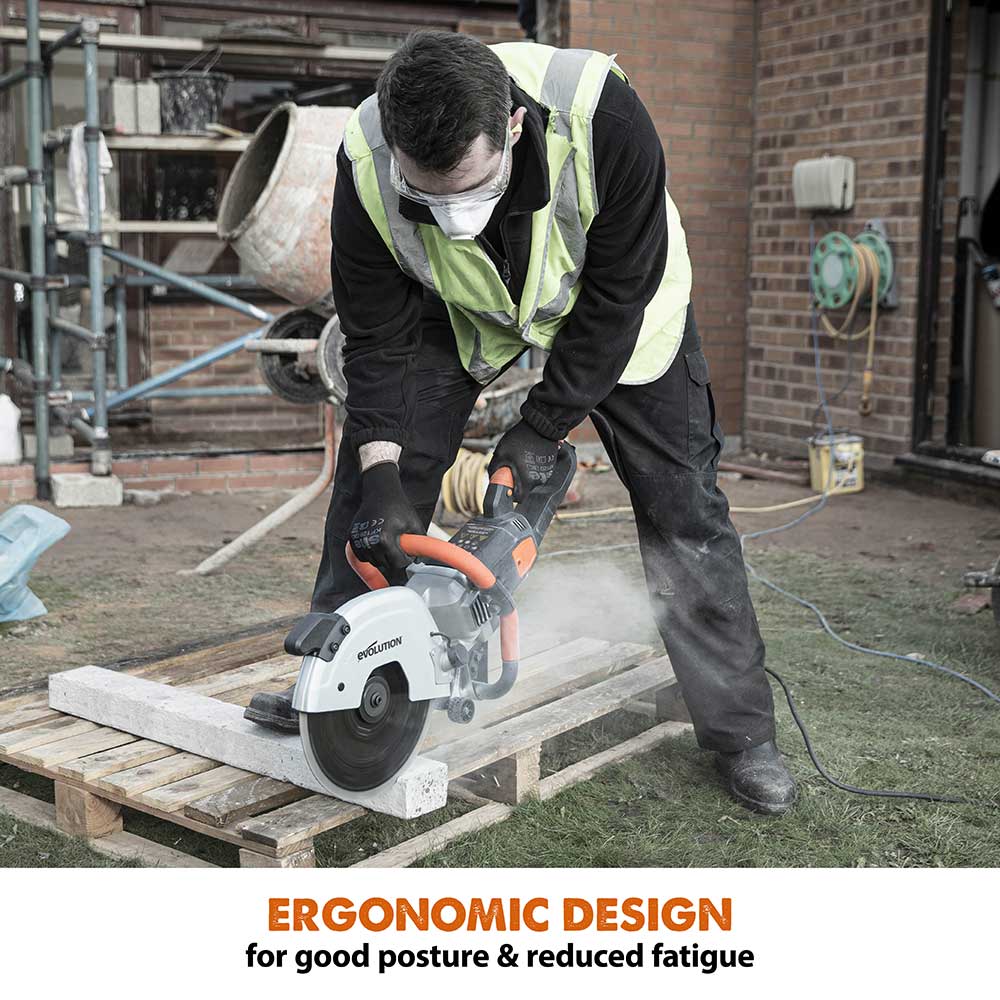 Evolution R300DCT | 12 in. | Electric Concrete Saw | Diamond Blade Included