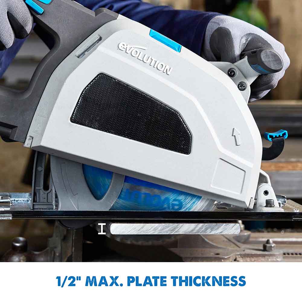 Evolution S210CCS: Metal Cutting Circular Saw with 8-1/4 In. Mild Steel ...