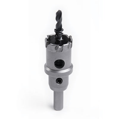 Evolution Carbide Hole Saw with integral pilot drill 1 - 1/16 in. Width x 1 in. Depth