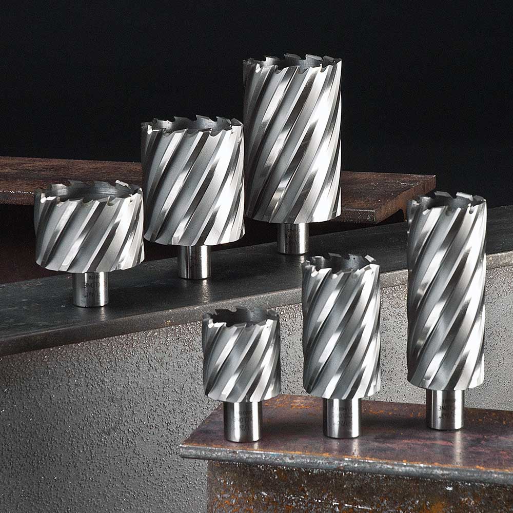 Evolution CC687L - 11/16 in. Width x 2 in. Depth Annular HSS Cutter with 3/4 in. Weldon Shank and Pilot Pin included