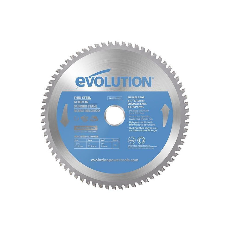 Evolution Power Tools 9 in. 48 Tooth Mild Steel Tungsten Carbide-Tipped  Cutting Blade 230BLADEST - Acme Tools