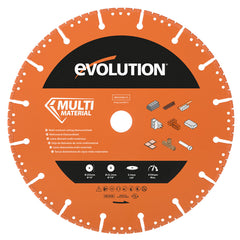 Evolution MD255SEG-CS | 10 in. | Segmented Edge | 7/8 in. Arbor | Multi-Purpose, Metal Cutting Diamond Blade