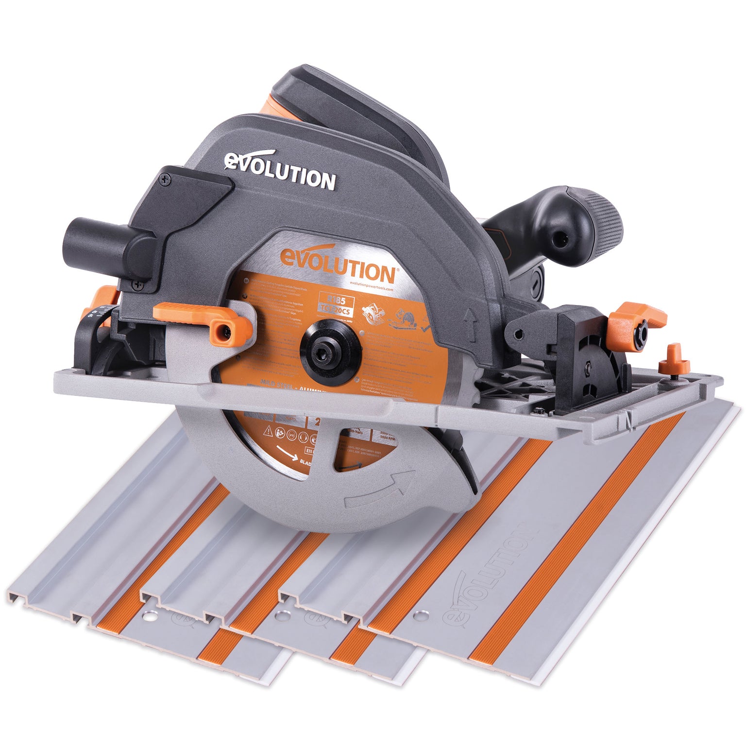 Evolution R10TS Portable Jobsite Wood Cutting Table Saw | 10 in. Multi ...