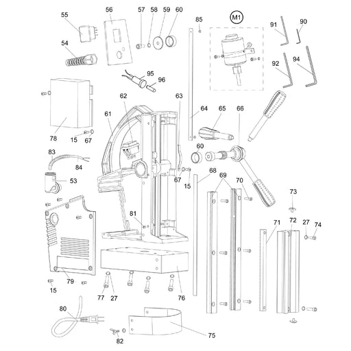 Evolution EVOMAG42 Spare Parts (Section 1)