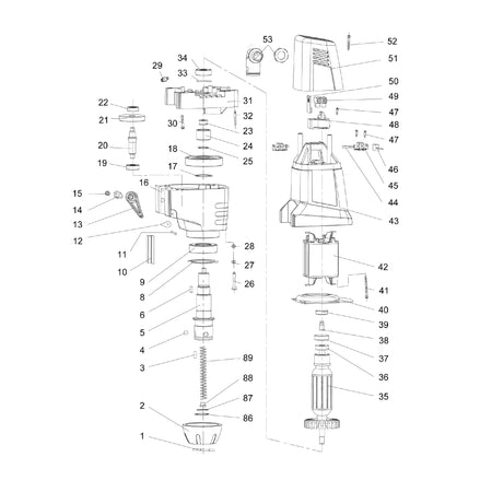 Evolution EVOMAG42 Magnetic Drill Spare Parts (Head)