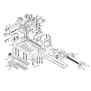 Evolution EVOSAW380 Spare Parts (Base)