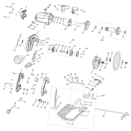 Evolution R185CCS Circular Saw Spare Parts