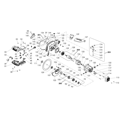 Evolution R255SMS+ Spare Parts (Head)