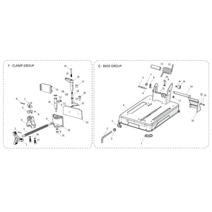 Evolution S355CPS Spare Parts (Base)